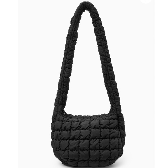 COS Handbags - COS Quilted Messenger Bag NWT Black